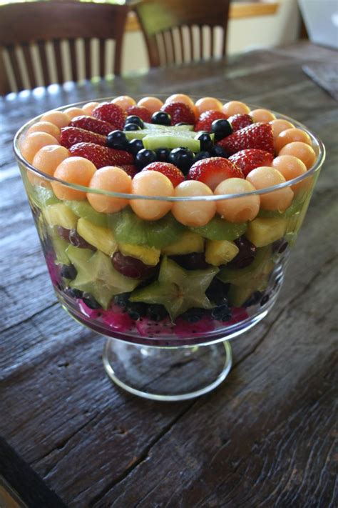 Thanksgiving fruit salad | Trifle bowl recipes, Fruit