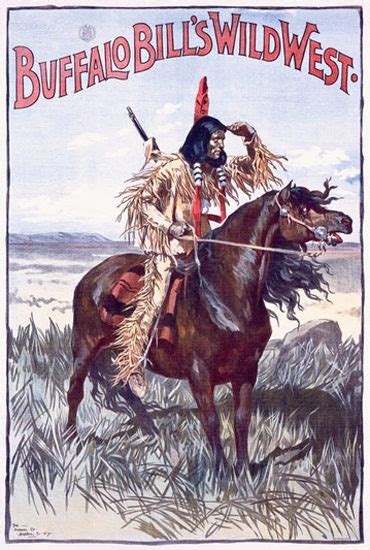 buffalo bills wild west native american mad men art vintage ad art