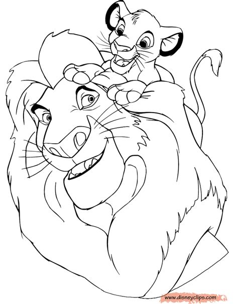 disney coloring pages lion king   file