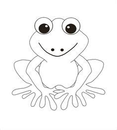 frog shape templates crafts colouring pages   animal
