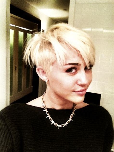Miley Cyrus Recently Cut Off All Of Her Length For A Pixie Cut See