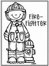 Helpers Helper Firefighter Fireman Puppets Teacherspayteachers Colouring Worker sketch template