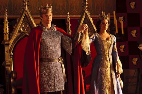 king arthur and queen guinevere merlin on bbc photo