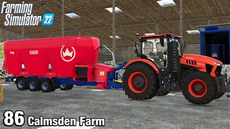 industrial sized feed mixer farming simulator  fs calmsden farm ep  youtube