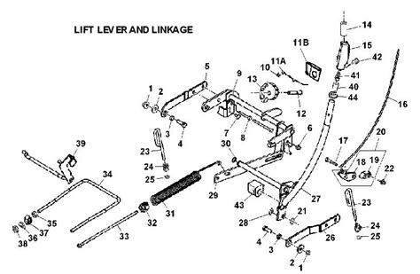 john deere lx lift linkage exploded parts diagram pictures