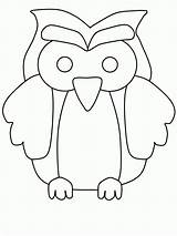 Owl Coloring Pages Printable Cute Clipart Owls Library Hibou Outline Kids Imprimer Cliparts Template Cartoon Baykuş Boyama Birds Gabarit Popular sketch template