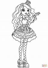 Madeline Hatter Supercoloring sketch template