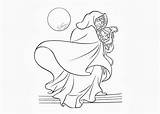 Gothel Mother Coloring Pages Getdrawings Getcolorings sketch template
