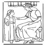 Coloring Pages Bible Servant Girl Naaman Testament Old Category sketch template