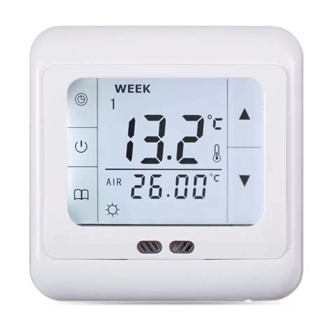 digital touch screen lcd display thermostat floor heating temperature controller room thermostat