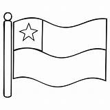 Bandera Banderas Mastil Nocturnar Estados sketch template