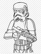 Coloring Stormtrooper Trooper Darth Clone Maul Boba Fett sketch template