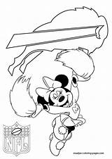 Coloring Pages Bills Buffalo Mouse Minnie Nfl Print Browser Window sketch template