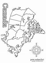 Canada Map Coloring Printable Pages Color Kids Colouring Print Printables Blank Fun Pertaining Maps Printcolorfun Province Getcolorings Crafts Choose Board sketch template