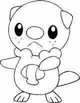 Pokemon Oshawott Coloring Pages Print Printable Getcolorings Template Drawings Color sketch template