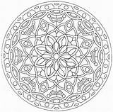 Mandalas sketch template