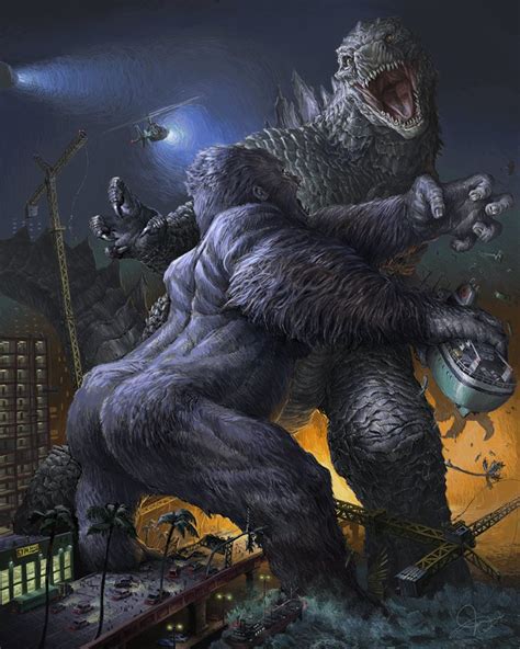 [fanart] Jkart S Finished His Godzilla Vs Kong Art R Godzilla