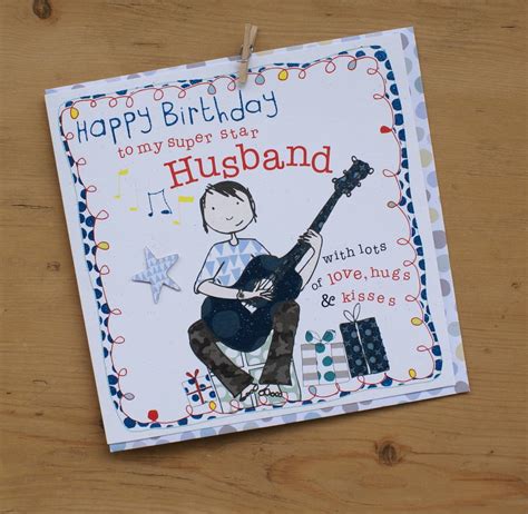 happy birthday husband card  molly mae notonthehighstreetcom