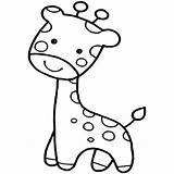 Mewarnai Jerapah Lucu Binatang Hewan Mewarna Giraffe Aneka Warna Tua Kakak Burung Terbaik Sketsa Disimpan sketch template