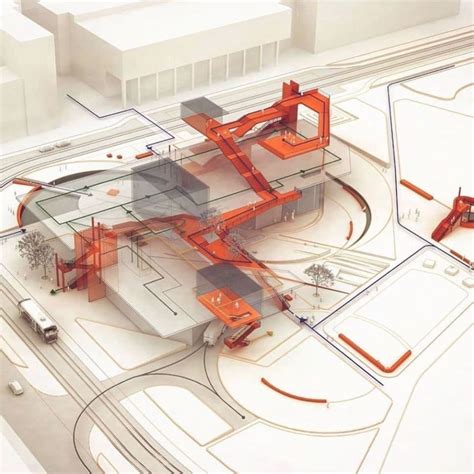 art architecture  instagram concept circulation diagram bauhaus promenade diagram
