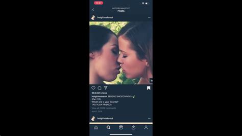 two lesbians tongue kissing youtube