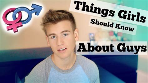 things girls should know about guys youtube
