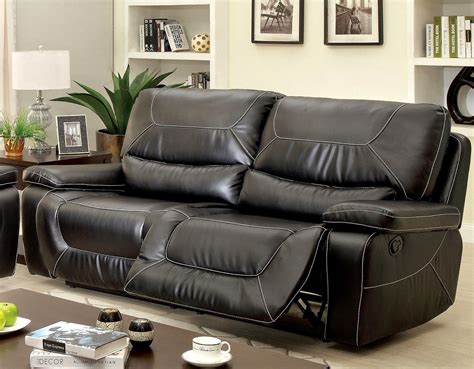 sofa recliner reviews black leather  seater recliner sofa