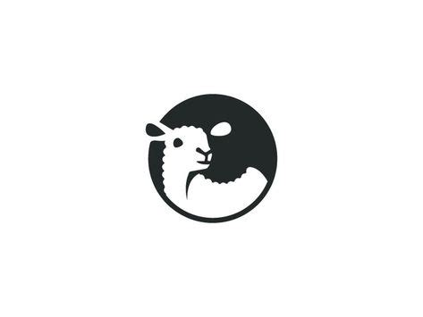 lamb lamb pet logo design sheep logo goat logo