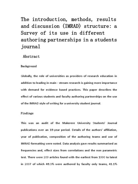 freezledesigns   academic text  imrad structure