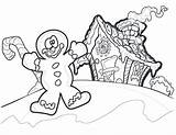 Coloring Pages Gingerbread House Man Christmas Kids Printable Candyland Book Girl Boy Story Candy Drawing Clipart Ginger Color Bread Cookie sketch template