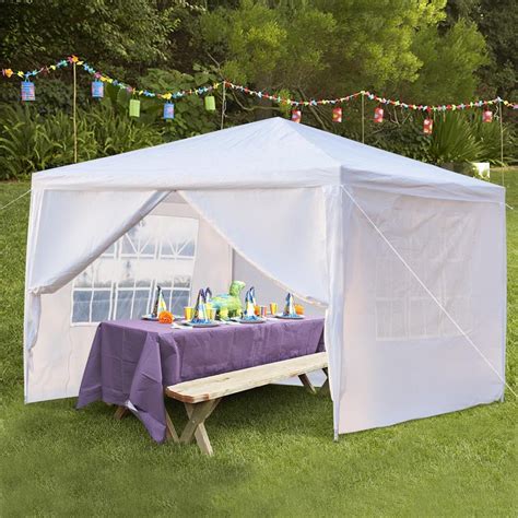 ktaxon    outdoor canopy party wedding tent white gazebo pavilion  side walls