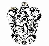 Gryffindor Crest Potter Harry Printable Logo sketch template