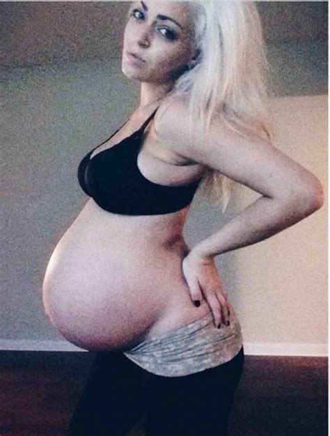 stunning 9 month blonde pregnant porn photo eporner