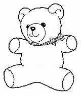 Teddy Bear Coloring Pages Freddy Drawing Line Baby Christmas Cute Simple Printable Color Holidays Sheets Faz Kids Drawings Getdrawings Getcolorings sketch template