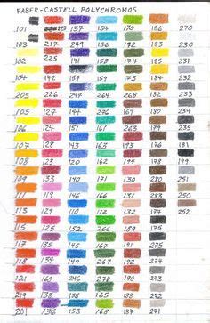 pin  barbara dreyfus  color charts painting paint charts