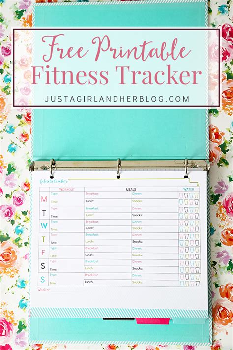 printable exercise tracker ad achieve  fitness goals  ease