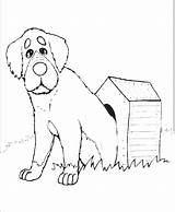 Kennel Architecture Doghouse Sitting sketch template