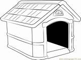 Coloring Dog House Pages Coloringpages101 Kids Color Printable sketch template