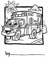 Emt Ambulance sketch template