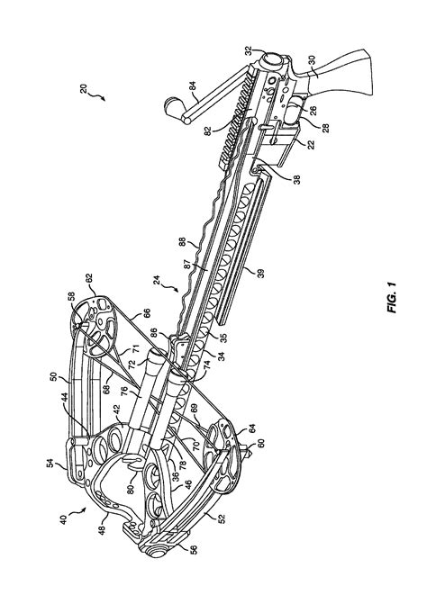 usb release assembly  crossbow crossbow patent drawing patent art