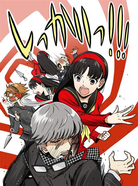 narukami yuu amagi yukiko hanamura yousuke and tatsumi