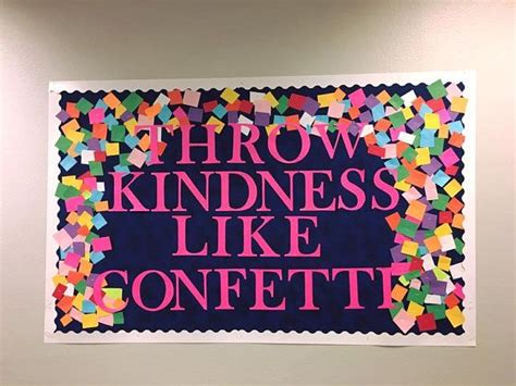 Throw Kindness Like Confetti Bulletin Board Kit Elementary Teacher