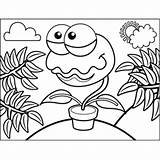 Venus Trap Coloring Fly Flytrap Printable Getcolorings Color Pages Freeprintablecoloringpages sketch template