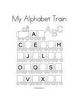 Alphabet Train Coloring Change Template sketch template