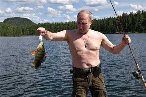 Vladimir Putin’s Weird Topless Photos Have Inspired New Internet Craze