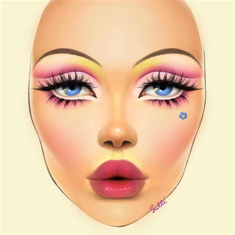 makeup drawing face art makeup makeup skin care makeup illustration