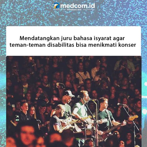 fakta menarik konser coldplay  jakarta