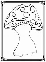 Jamur Mewarnai Fungi Fungus sketch template