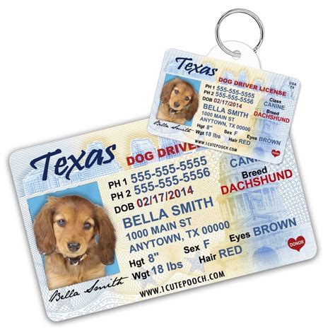 service dog id card printable