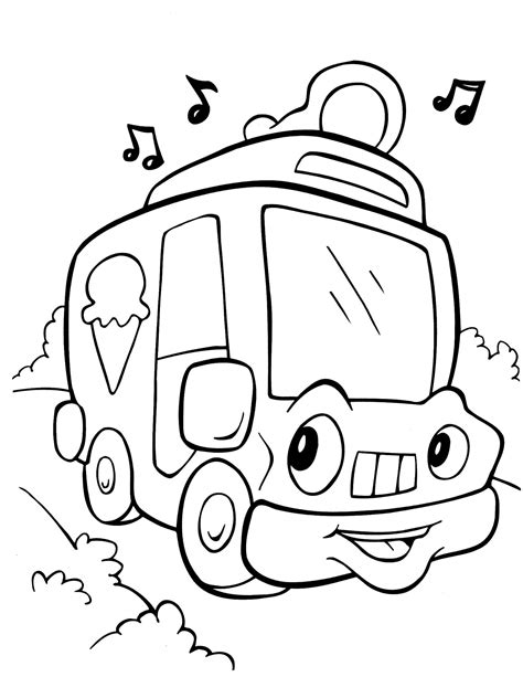 crayola coloring pages vehicle learning printable